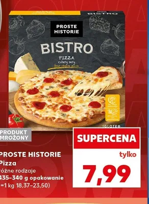 Pizza cztery sery Proste Historie promocja w Kaufland