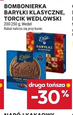 Bombonierka Baryłki Klasyczne E.Wedel promocja w Stokrotka