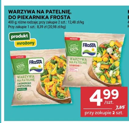 Warzywa na patelnię Frosta promocja w Stokrotka