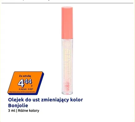 Olejek do ust zmieniający kolor Bonjolie promocja w Action