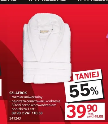 Szlafrok promocja w Selgros