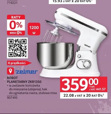 Robot planetarny Zelmer ZKR1350 promocja w Selgros