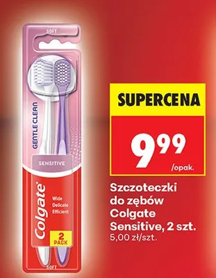 Szczoteczki do zębów Colgate Sensitive promocja w Biedronka