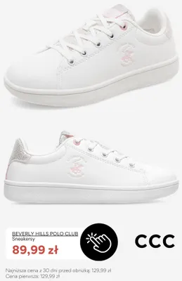 Sneakersy Beverly Hills Polo Club promocja w CCC