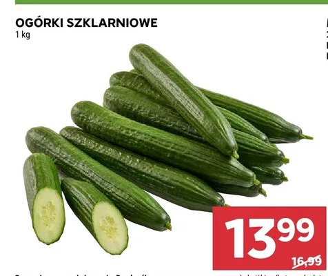 Ogórki szklarniowe promocja w Stokrotka