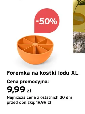 Foremka na kostki lodu XL promocja w Tchibo