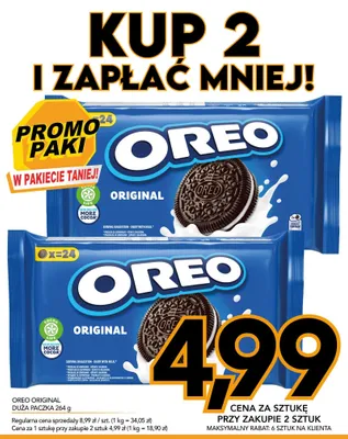 Ciastka Oreo Original promocja w Kupiec