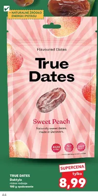 Daktyle True Dates Sweet Peach promocja w Kaufland