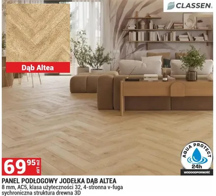 Panel podłogowy Jodełka Dąb Altea promocja w Merkury Market