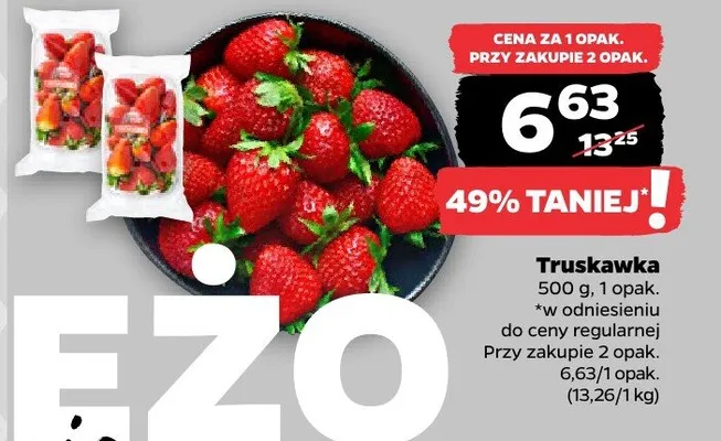 Truskawka promocja w Netto