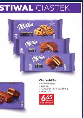 Ciastka Milka Choco Trio promocja w Makro