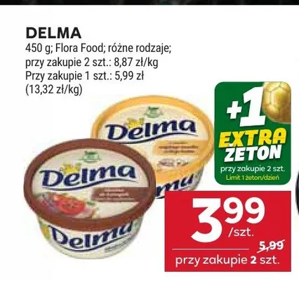 Margaryna Delma promocja w Stokrotka