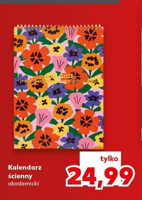 Kalendarz ścienny akademicki promocja w Kaufland