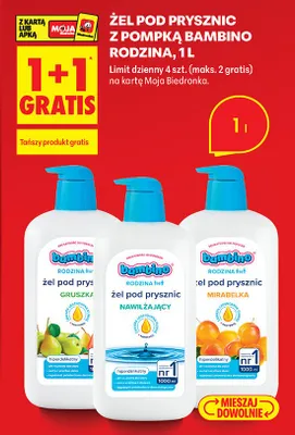 Żel pod prysznic Gruszka Rodzina promocja w Biedronka