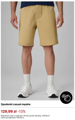 Spodenki casual męskie 4F promocja w 4F