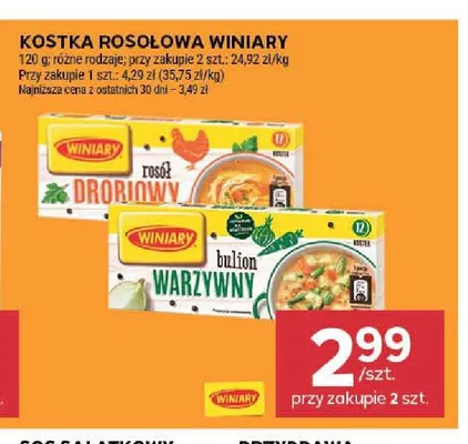 Kostka rosołowa Winiary promocja w Stokrotka