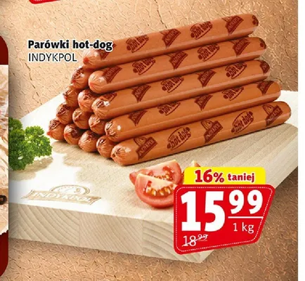 Parówki hot-dog Indykpol promocja w Prim Market