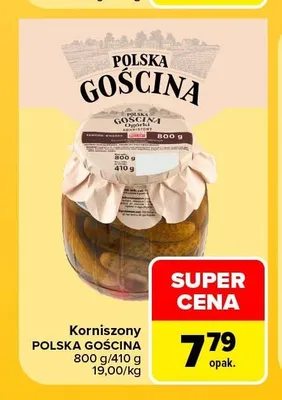 Korniszony Polska Gościna promocja w Carrefour