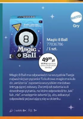 Magic 8 Ball Mattel promocja w Empik