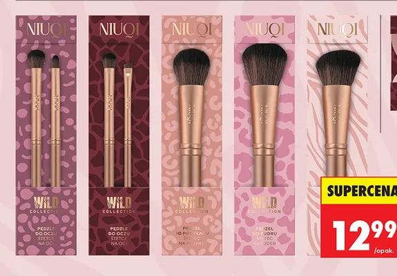 Pędzle do makijażu różne rodzaje promocja w Biedronka