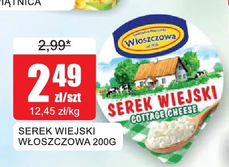 Serek wiejski Włoszczowa promocja w Bingo