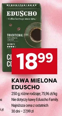 Kawa mielona Eduscho promocja w Stokrotka