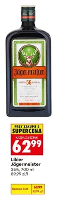 Likier Jägermeister promocja w Biedronka