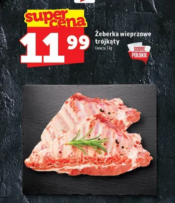 Żeberka wieprzowe trójkąty promocja w TOPAZ