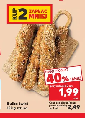 Bułka twist promocja w Kaufland