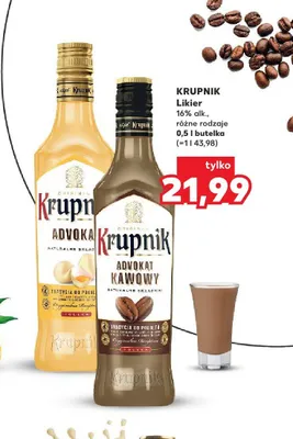 Likier Krupnik Advokat promocja w Kaufland