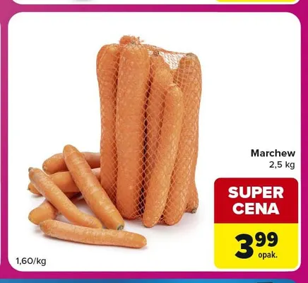 Marchew promocja w Carrefour Market