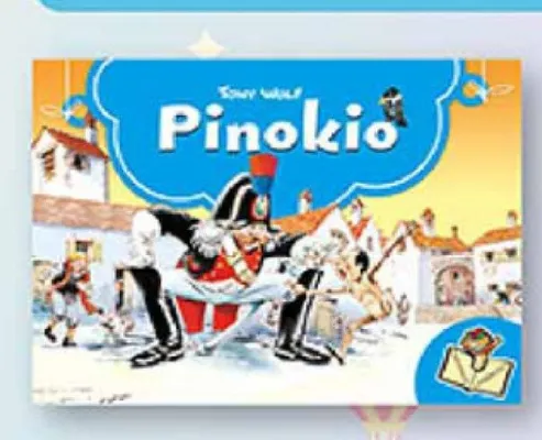 Książka Pinokio Tony Wolf promocja w Biedronka