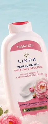 Płyn do kąpieli Linda Kwiatowe Otulenie promocja w Biedronka