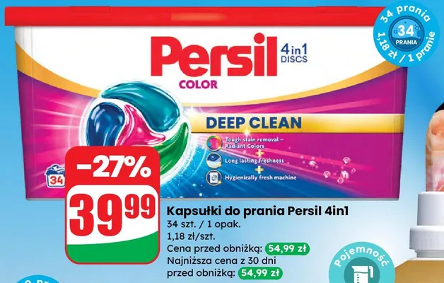 Kapsułki do prania 4in1 promocja w Dino