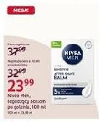 Łagodzący balsam po goleniu Nivea Men promocja w Rossmann