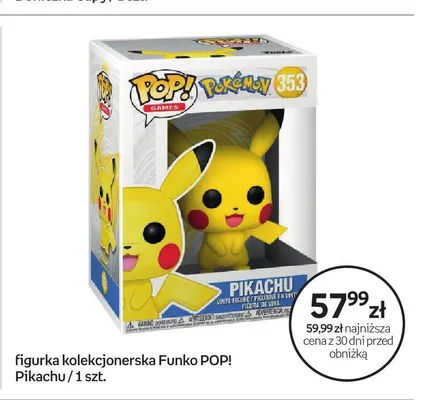 Figurka kolekcjonerska Funko POP! Pikachu promocja w Empik