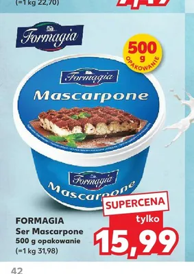 Ser Mascarpone Formagia promocja w Kaufland