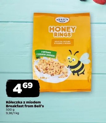 Kółeczka z miodem Breakfast from Bell's promocja w Netto
