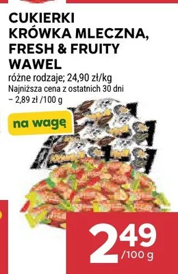 Cukierki krówka mleczna Wawel promocja w Stokrotka