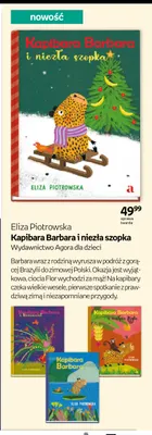 Książka Kapibara Barbara i niezła szopka Eliza Piotrowska promocja w Empik