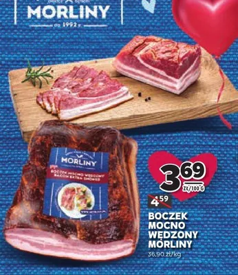 Boczek nocny wędzony Morliny promocja w Stokrotka