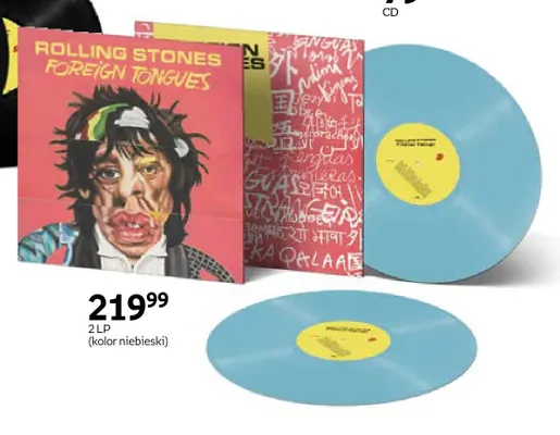 Płyta winylowa 2LP The Rolling Stones Foreign Tongues kolor niebieski promocja w Empik