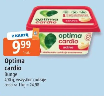 Optima cardio Bunge promocja w Leclerc