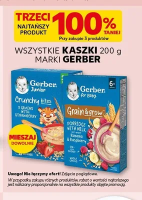 Kaszki 200 g marki Gerber promocja w Kaufland