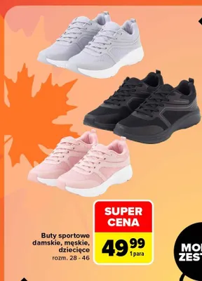 Buty sportowe męskie promocja w Carrefour