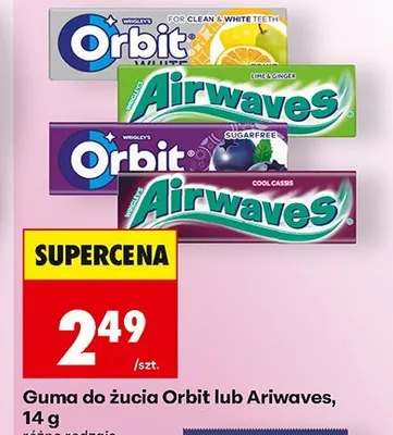 Guma do żucia Airwaves promocja w Biedronka