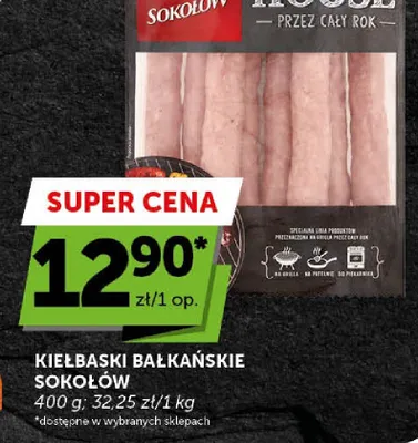 Kiełbaski Bałkańskie Sokołów promocja w Euro Sklep