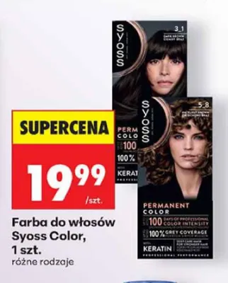 Farba do włosów Syoss Color promocja w Biedronka