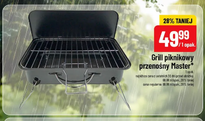 Grill piknikowy przenośny Master promocja w POLOmarket