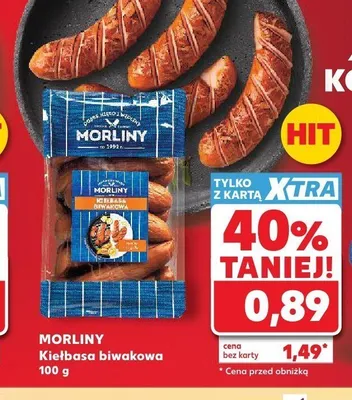 Kiełbasa biwakowa Morliny promocja w Kaufland